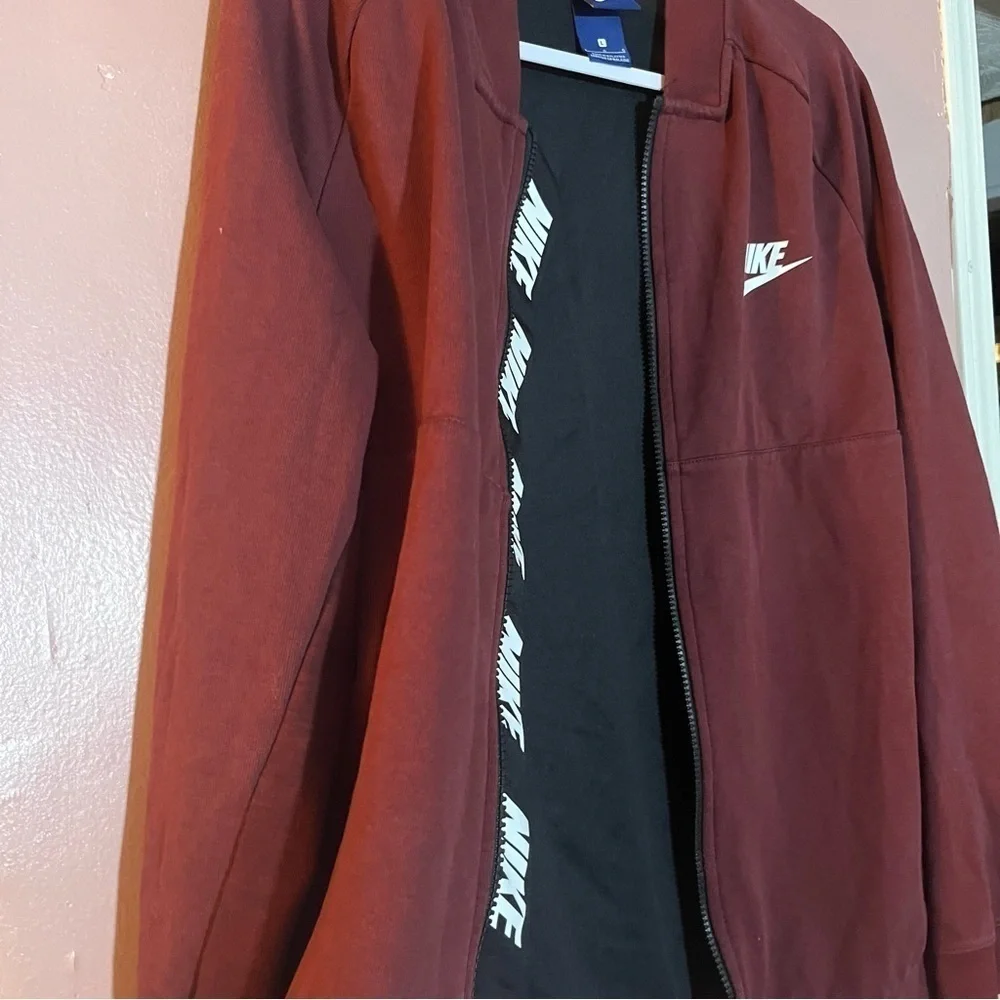 NIKE AV15 ADVANCE RED Athletic Grunge Skate‎ JACKET granola girl outdoor LARGE